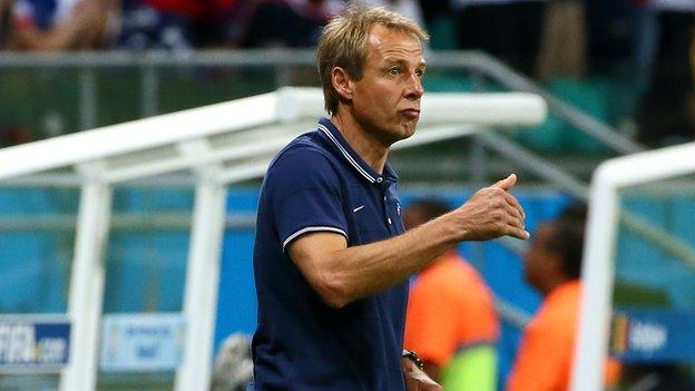 USA manager Jurgen Klinsmann