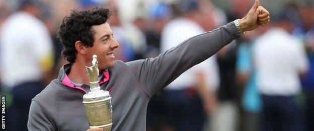 Rory McIlroy won The Open Championship with -17