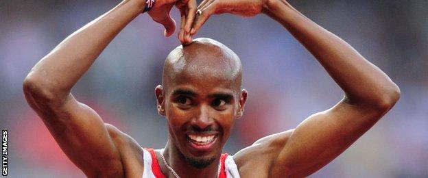 Mo Farah 5000m Gold at London 2012