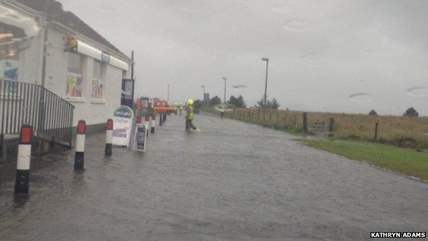 Flooding in Gairloch