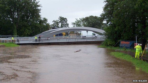 Flooding in Elgin