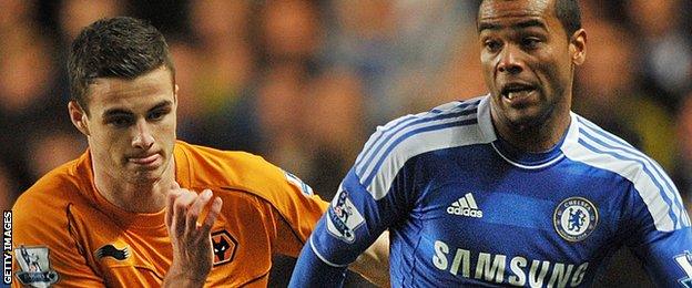 Anthony Forde and Ashley Cole