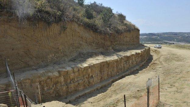 Burial site at Amphipolis 600km north of Athens