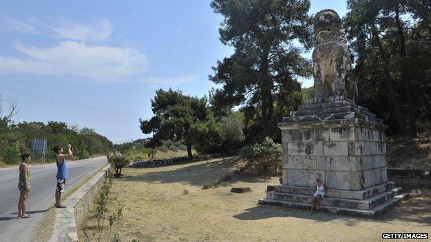 Lion of Amphipolis (file pic)