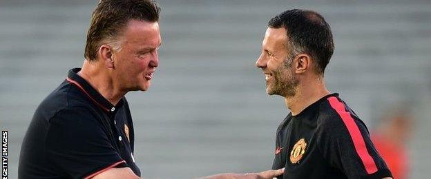 Louis van Gaal and Ryan Giggs