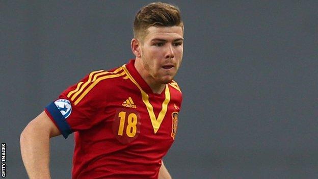 Sevilla and Spain left-back Alberto Moreno