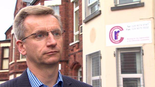 Brian Kingston has condemned those who forced the removal of the plaque