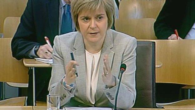 Deputy First Minister Nicola Sturgeon