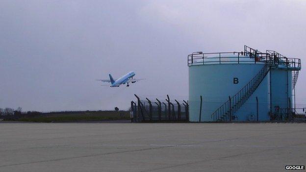 View of Bristol Airport