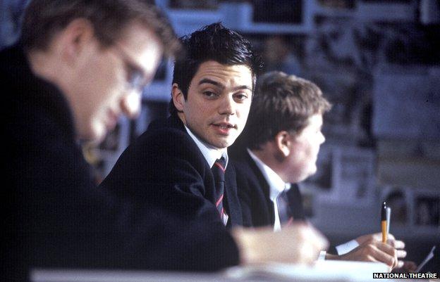 Dominic Cooper and James Corden in the History Boys