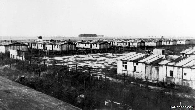 Huts at Lamsdorf