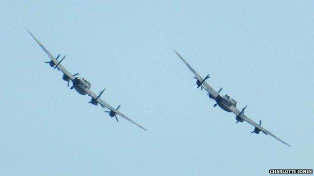 Two Lancasters