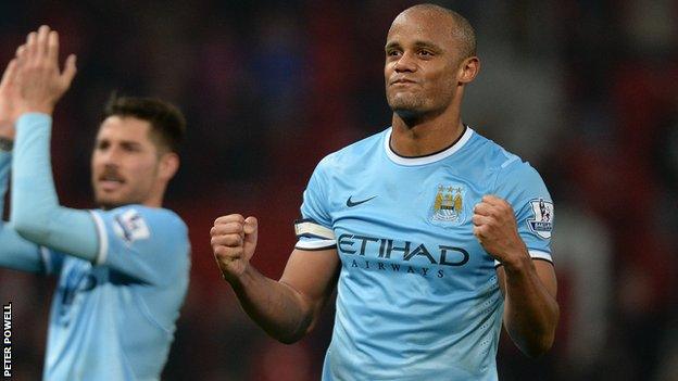 Manchester City captain Vincent Kompany