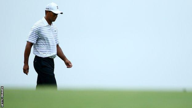 Tiger Woods at the US PGA Championship