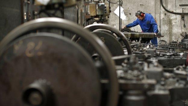 French worker, Rivierre nail factory, Creil