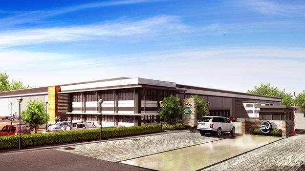 Artist's impression of the Special Vehicle Operations Technical Centre