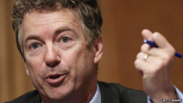 US Senator Rand Paul of Kentucky.