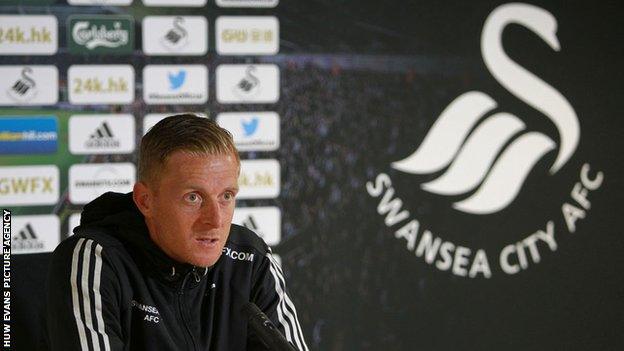 Swansea manager Garry Monk