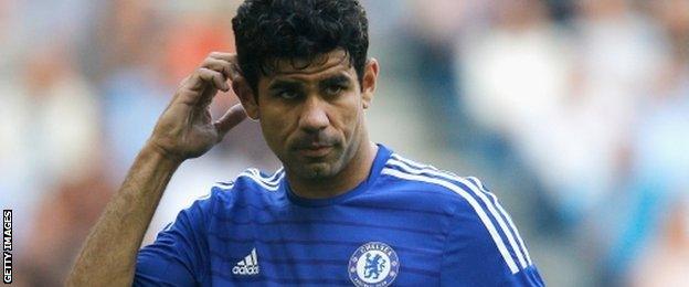 Chelsea striker Diego Costa