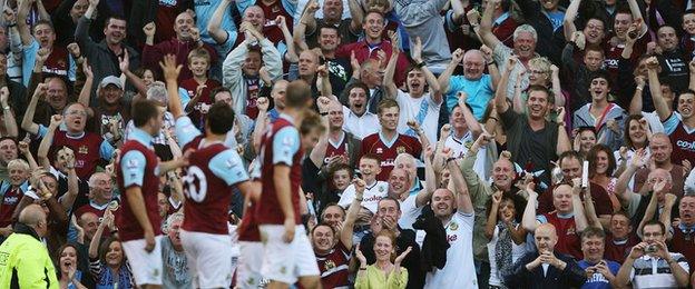 Burnley enjoyed a famous victory over Manchester United at Turf Moor in August 2009