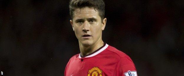 Manchester United midfielder Ander Herrera