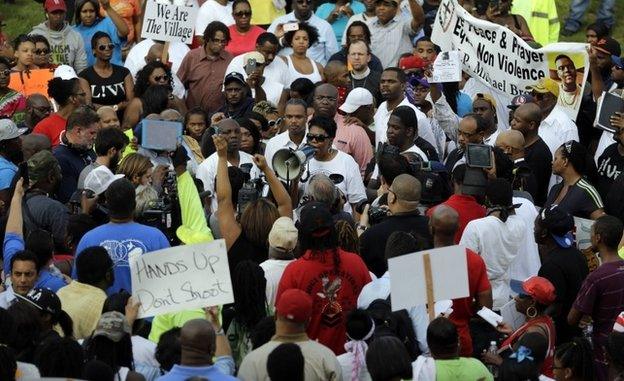 Protest in Ferguson