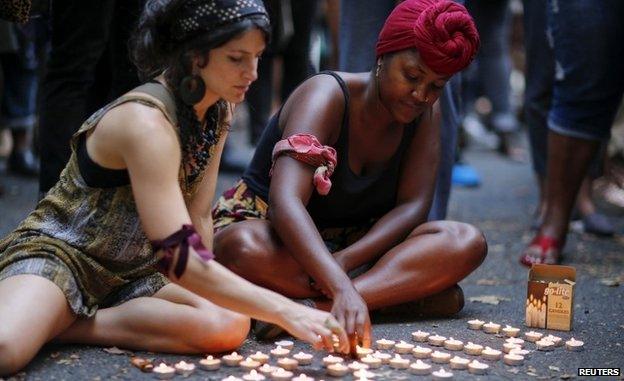 Protest in Brooklyn