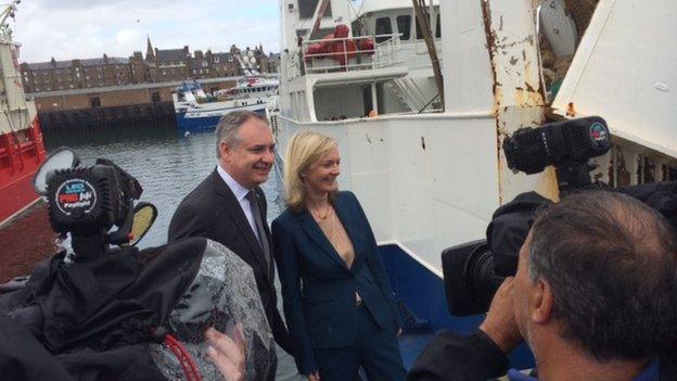 Richard Lochhead and Elizabeth Truss