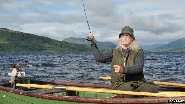 Billy Connolly in the film What We Did On Our Holiday