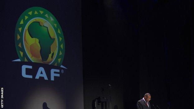 The Confederation of African Football logo