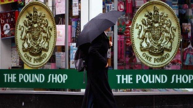 Pound shop in Glasgow