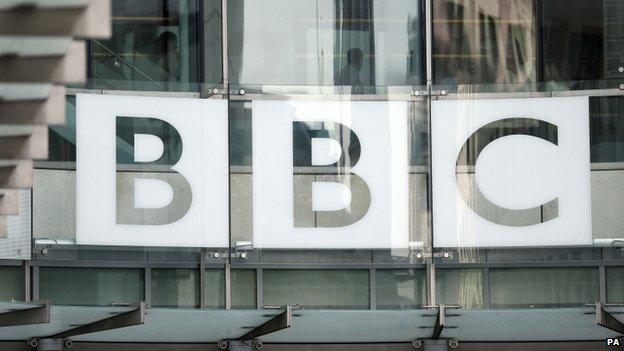 BBC sign