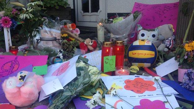 A shrine for the Wals family in Neerkant, Netherlands