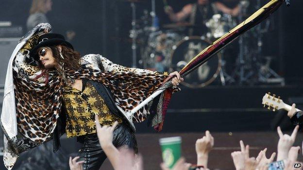 Aerosmith front man Steven Tyler