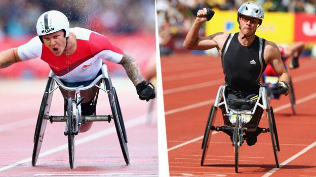 David Weir and Marcel Hug