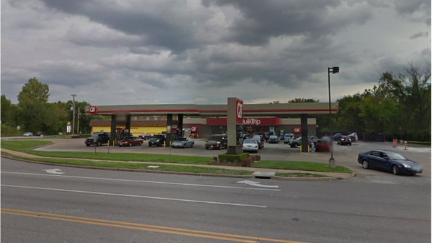 QuikTrip petrol station in Ferguson