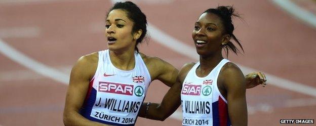 Jodie and Bianca Williams