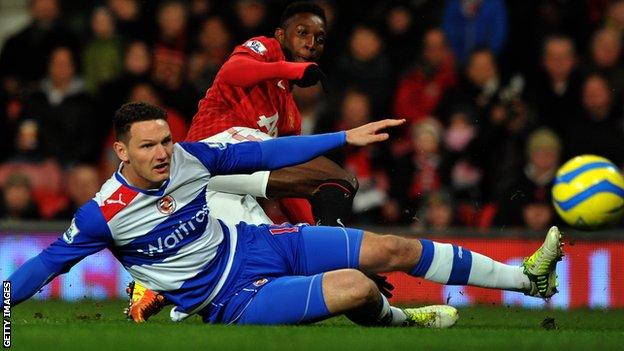 Sean Morrison in action for Reading