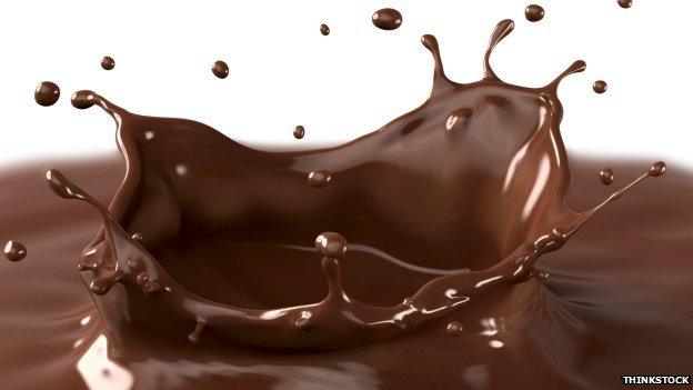 Melted chocolate