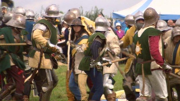 Battle of Bosworth re-enactment