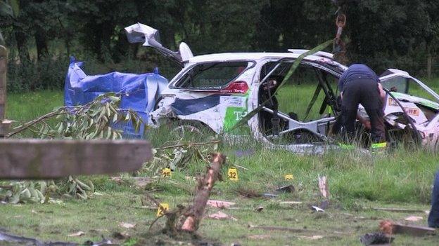 Fermanagh crash scene