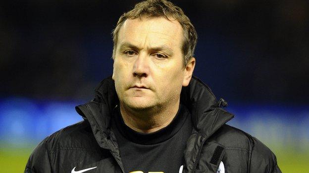 Shrewsbury Town boss Micky Mellon