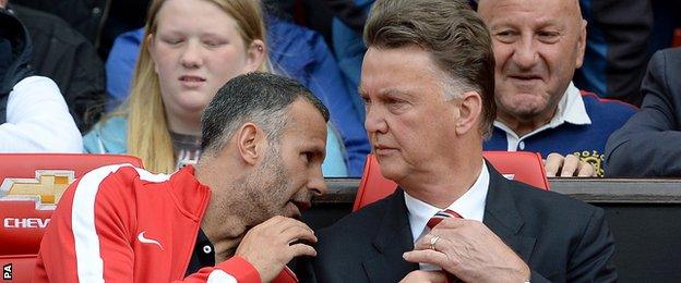 Ryan Giggs and Louis van Gaal