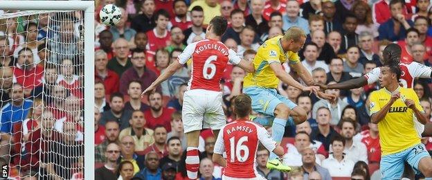 Brede Hangeland scores for Palace