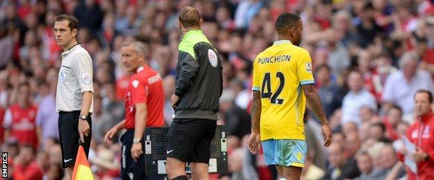 Jason Puncheon is sent off