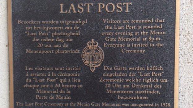 Last Post sign