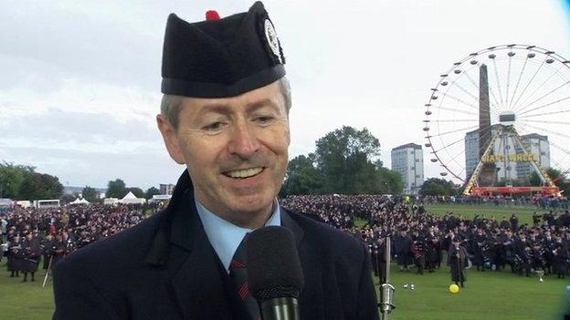 Pipe Major Richard Parkes