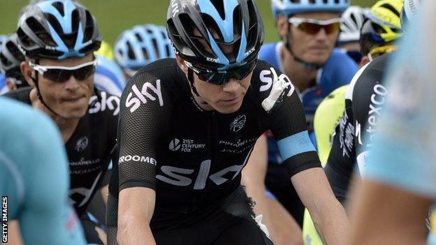 Chris Froome of Team Sky