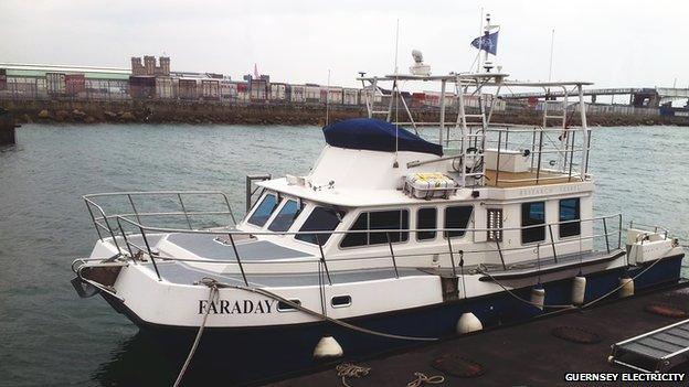 Faraday - vessel to be used for undersea survey between Guernsey and Jersey