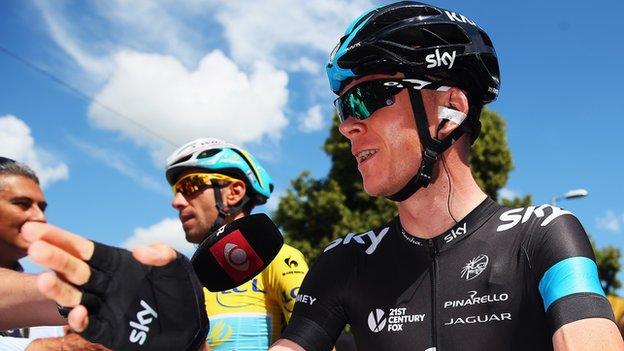 Chris Froome of Team Sky